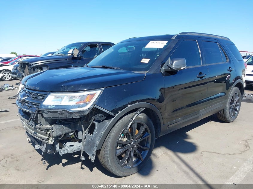 VIN 1FM5K7D84JGA24959 2018 FORD EXPLORER XLT