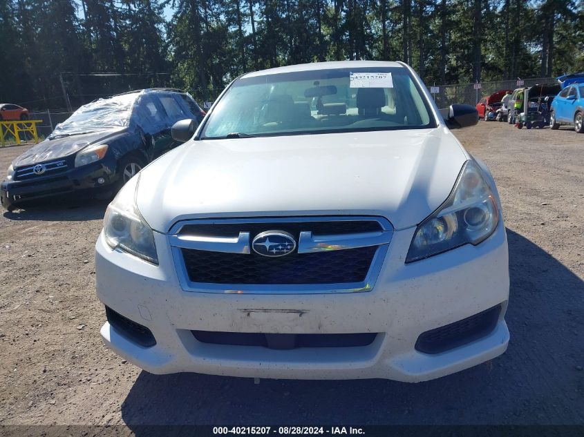 2013 Subaru Legacy 2.5I VIN: 4S3BMBA67D3046344 Lot: 40215207