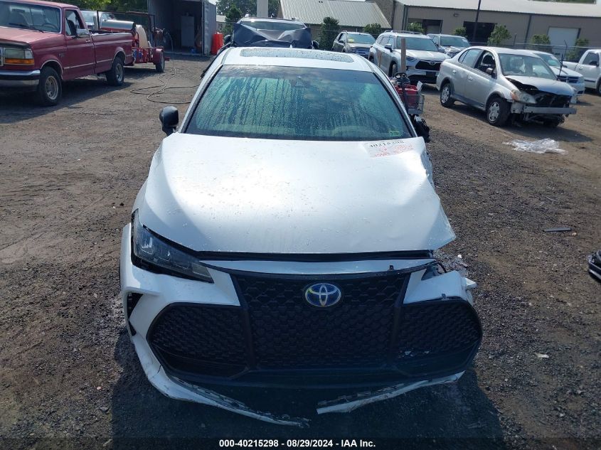 2019 Toyota Avalon Hybrid Xse VIN: 4T1B21FB0KU001996 Lot: 40215298