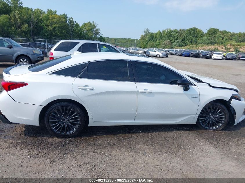 2019 Toyota Avalon Hybrid Xse VIN: 4T1B21FB0KU001996 Lot: 40215298