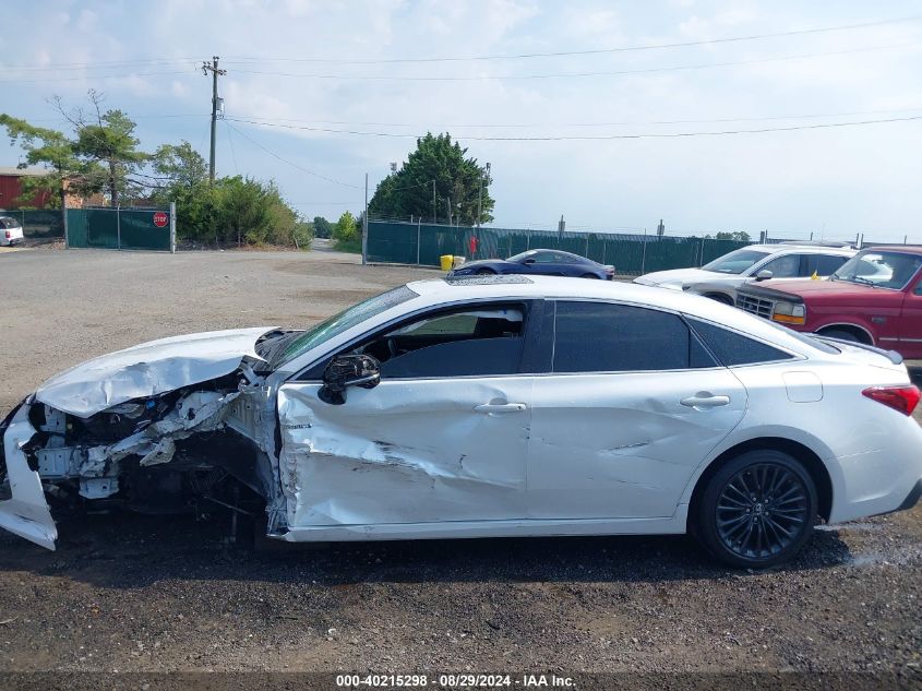 2019 Toyota Avalon Hybrid Xse VIN: 4T1B21FB0KU001996 Lot: 40215298