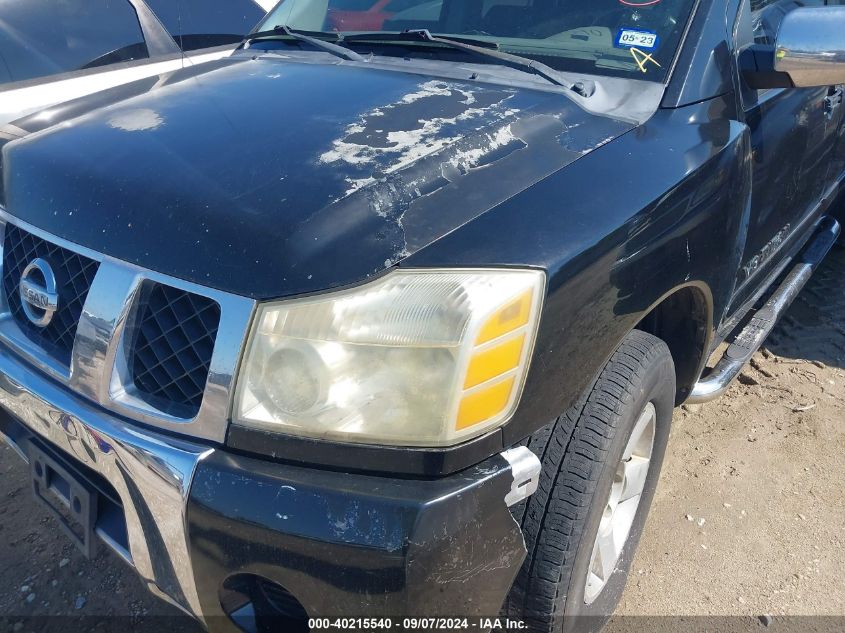 2005 Nissan Titan Se VIN: 1N6BA07A45N556937 Lot: 40215540