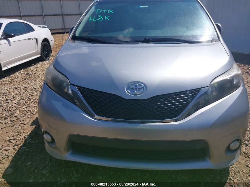 5TDXK3DC1ES455958 2014 Toyota Sienna Se 8 Passenger