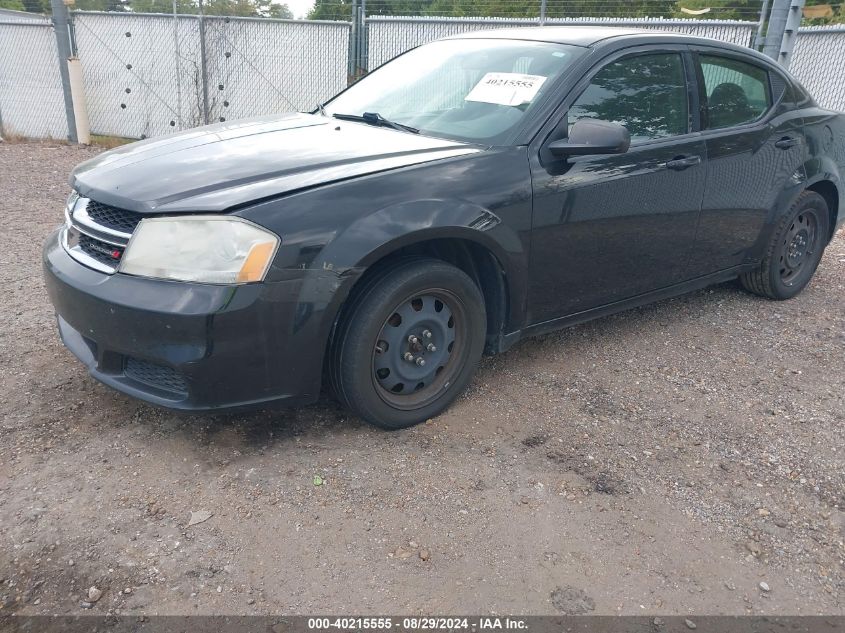 1C3CDZAB6EN223339 2014 Dodge Avenger Se