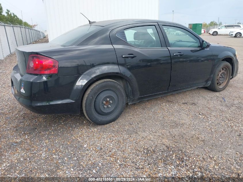 1C3CDZAB6EN223339 2014 Dodge Avenger Se