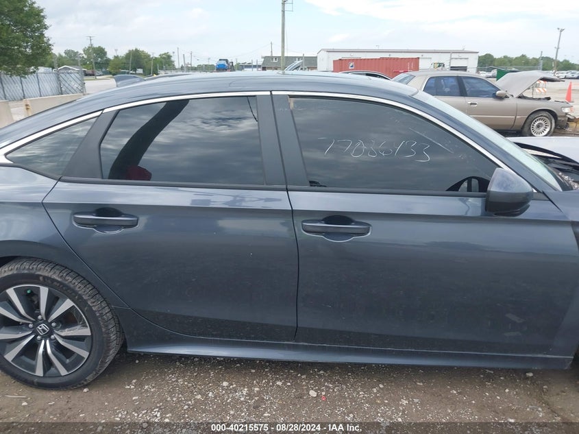 VIN JHMFE1F79NX008665 2022 HONDA CIVIC EX