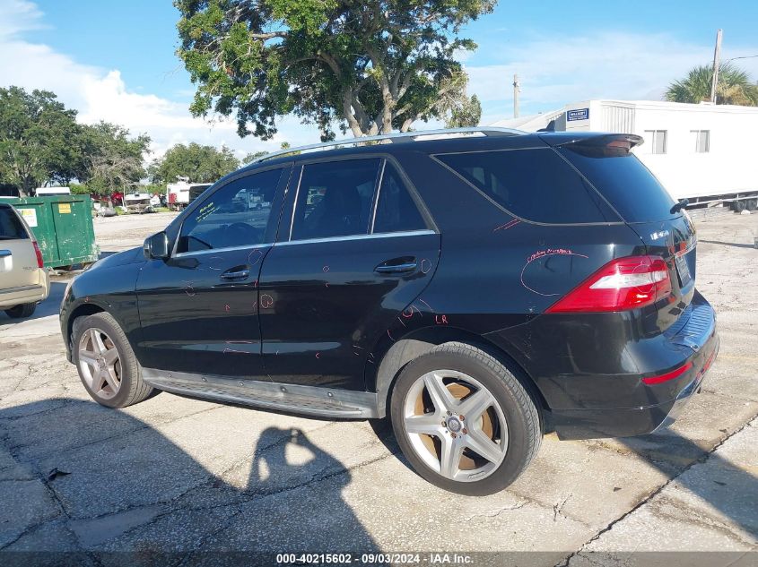 2014 Mercedes-Benz Ml 350 4Matic VIN: 4JGDA5HBXEA430438 Lot: 40215602