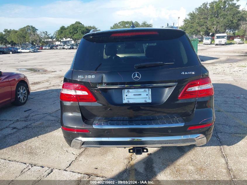 2014 Mercedes-Benz Ml 350 4Matic VIN: 4JGDA5HBXEA430438 Lot: 40215602