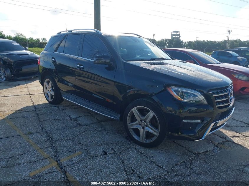 2014 Mercedes-Benz Ml 350 4Matic VIN: 4JGDA5HBXEA430438 Lot: 40215602