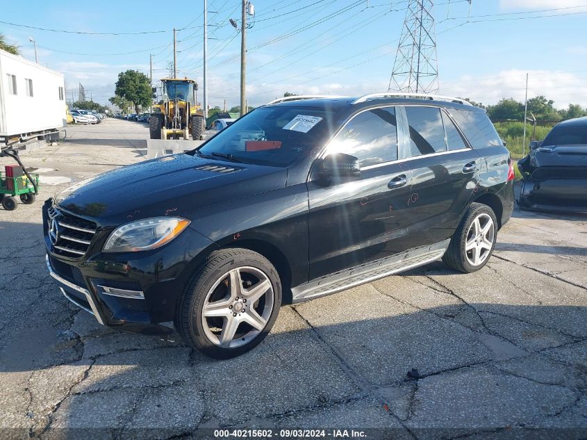 2014 Mercedes-Benz Ml 350 4Matic VIN: 4JGDA5HBXEA430438 Lot: 40215602