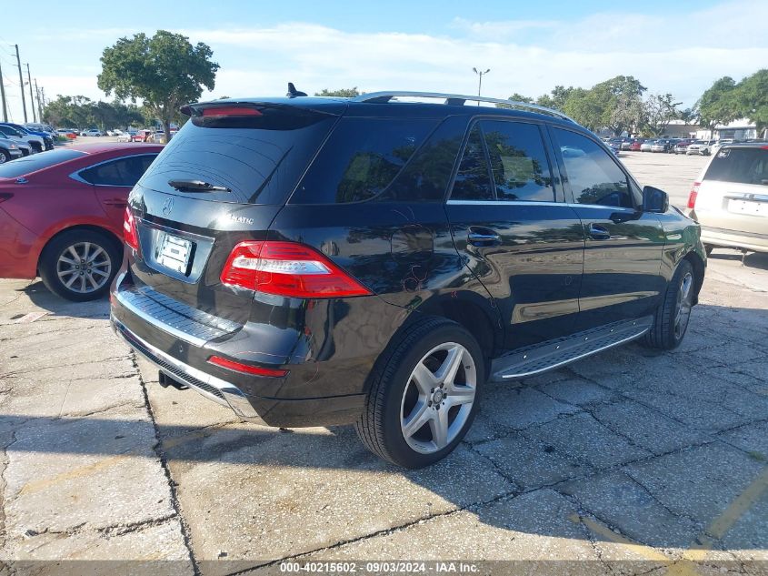 2014 Mercedes-Benz Ml 350 4Matic VIN: 4JGDA5HBXEA430438 Lot: 40215602