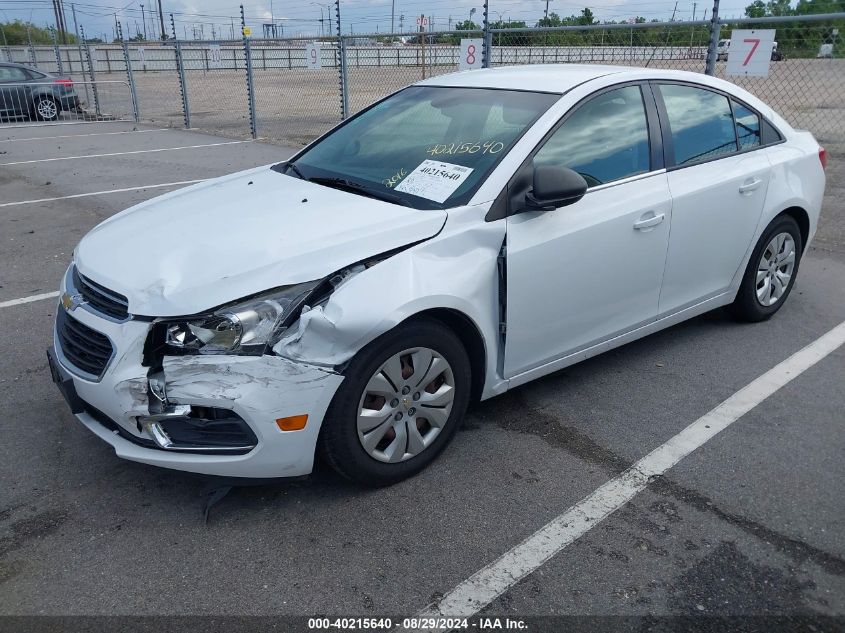 2016 Chevrolet Cruze Limited Ls Auto VIN: 1G1PC5SH9G7181048 Lot: 40215640