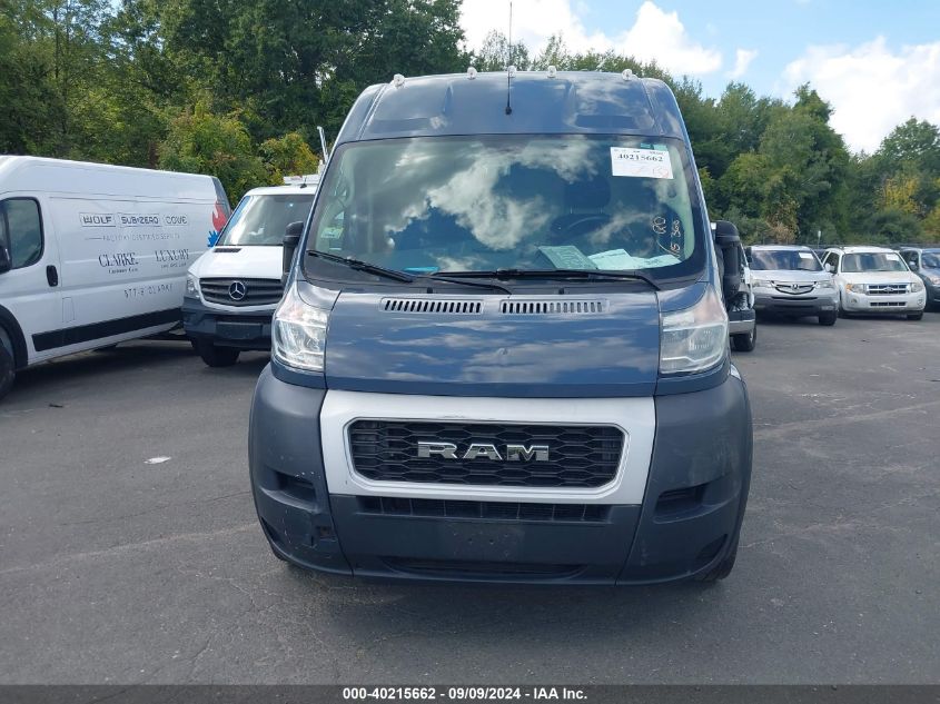 2019 Ram Promaster 3500 Cargo Van High Roof 159 Wb Ext VIN: 3C6URVJG4KE551775 Lot: 40215662