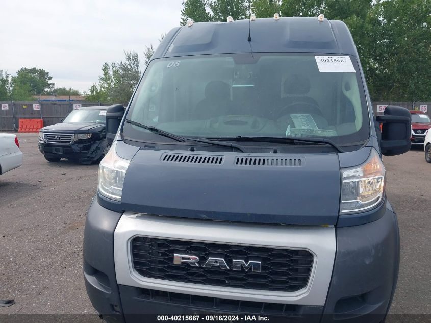 2019 Ram Promaster 3500 Cargo Van High Roof 159 Wb Ext VIN: 3C6URVJG1KE544914 Lot: 40215667