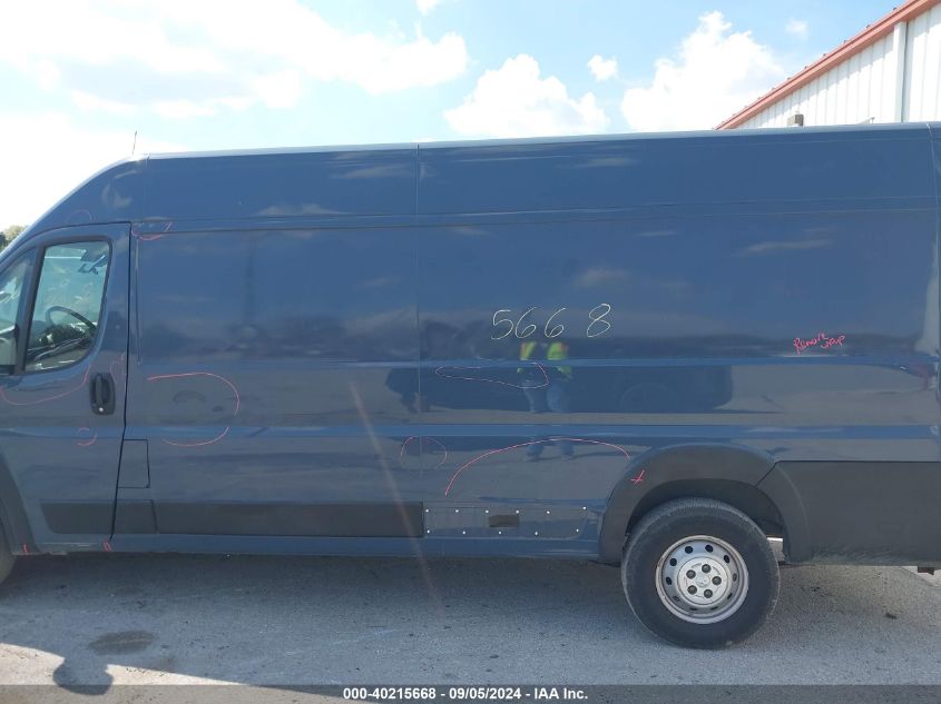 2019 Ram Promaster 3500 Cargo Van High Roof 159 Wb Ext VIN: 3C6URVJG2KE541777 Lot: 40215668