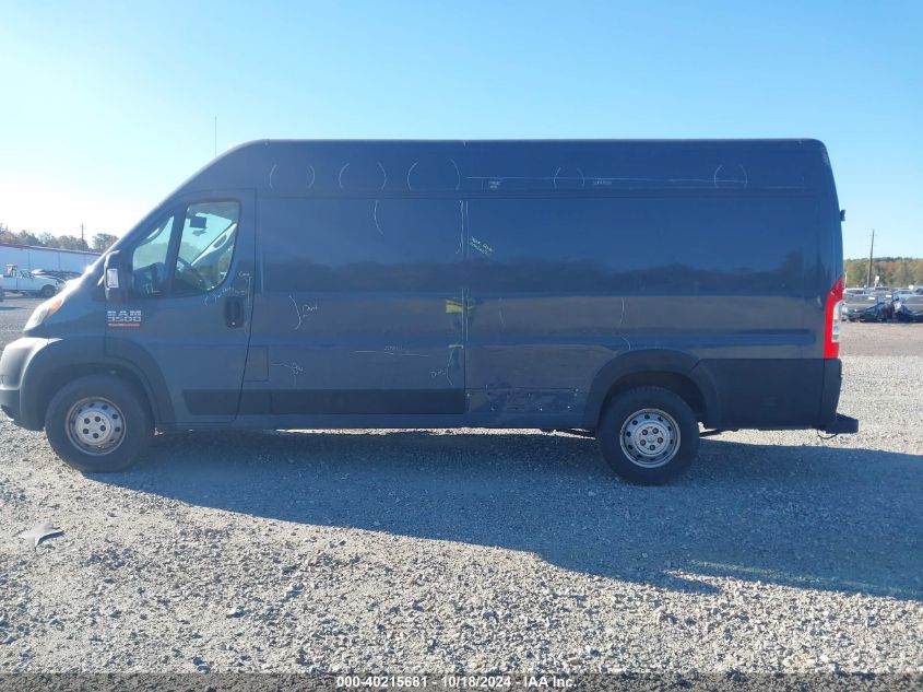 2020 Ram Promaster 3500 Cargo Van High Roof 159 Wb Ext VIN: 3C6URVJGXLE124750 Lot: 40215681