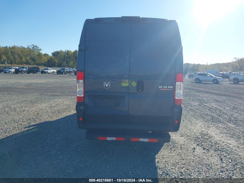 2020 Ram Promaster 3500 Cargo Van High Roof 159 Wb Ext VIN: 3C6URVJGXLE124750 Lot: 40215681