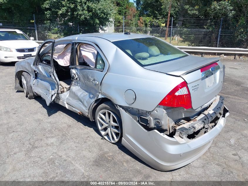 2011 Ford Fusion Sel VIN: 3FAHP0JAXBR250070 Lot: 40215764