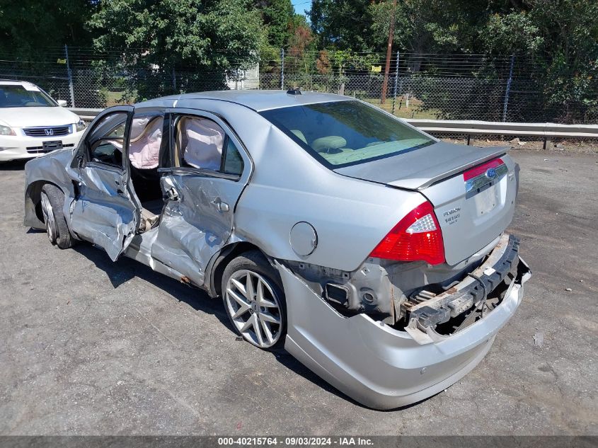 2011 Ford Fusion Sel VIN: 3FAHP0JAXBR250070 Lot: 40215764