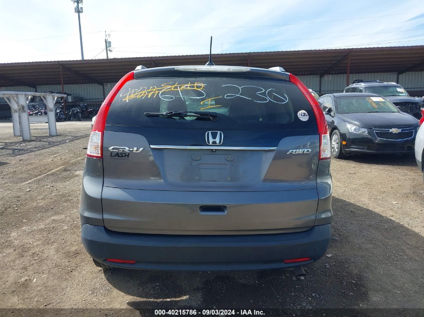 2014 Honda Cr-V Ex-L VIN: 2HKRM4H72EH615230 Lot: 40215786