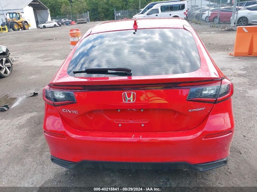 2022 Honda Civic Sport VIN: 19XFL2H86NE024955 Lot: 40215841