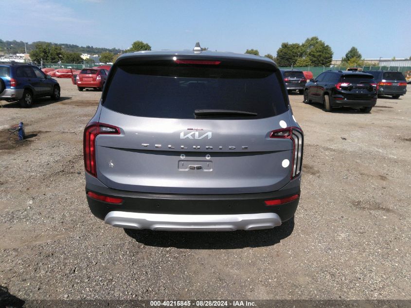 5XYP24HC3NG205750 2022 Kia Telluride Lx