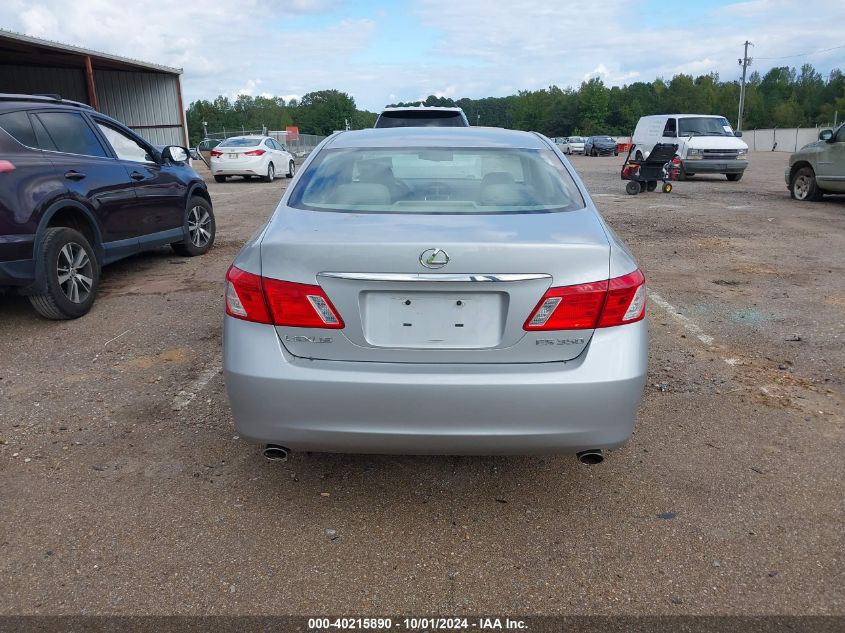 2008 Lexus Es 350 VIN: JTHBJ46G582213834 Lot: 40215890