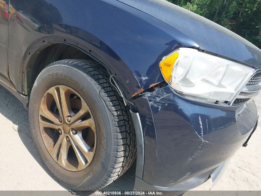 2012 Dodge Durango Sxt VIN: 1C4RDJAG4CC169843 Lot: 40215936