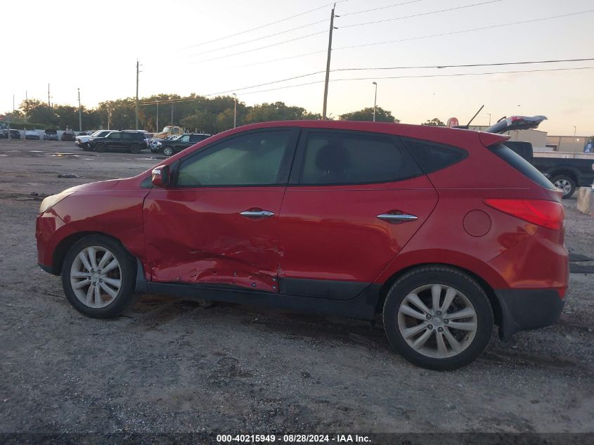 2013 Hyundai Tucson Limited VIN: KM8JU3AC3DU596346 Lot: 40215949