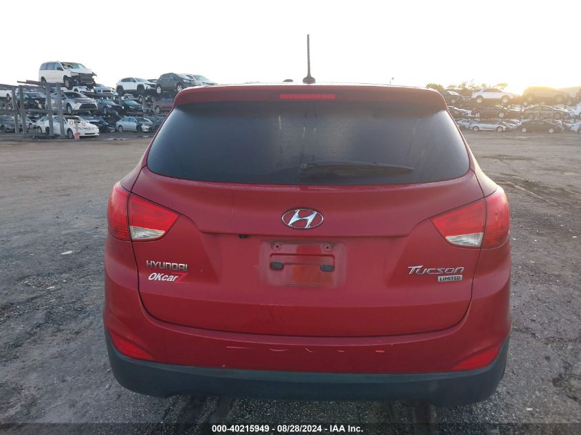 2013 Hyundai Tucson Limited VIN: KM8JU3AC3DU596346 Lot: 40215949