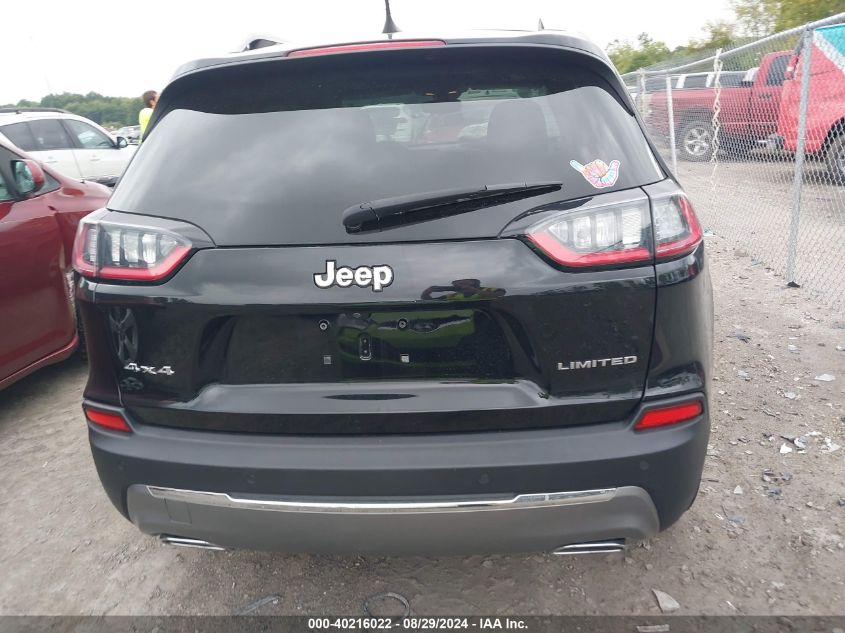 2019 Jeep Cherokee Limited 4X4 VIN: 1C4PJMDX5KD401968 Lot: 40216022