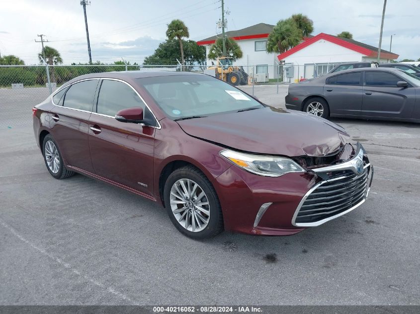 4T1BD1EB2GU052175 2016 TOYOTA AVALON