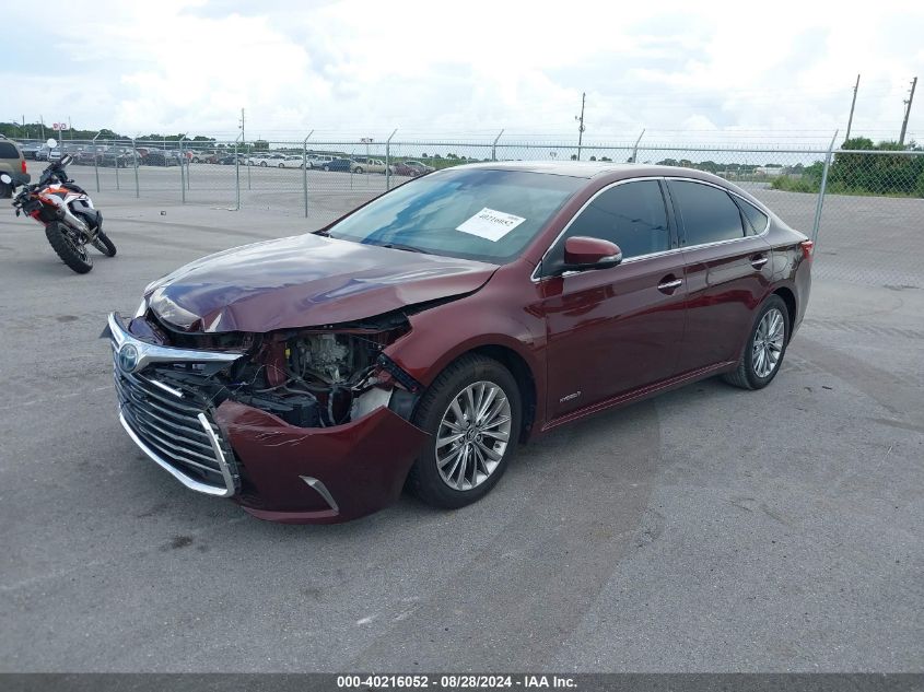 4T1BD1EB2GU052175 2016 TOYOTA AVALON - Image 2