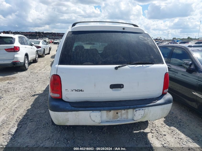 2001 Dodge Durango VIN: 1B4HR28NX1F635937 Lot: 40216053