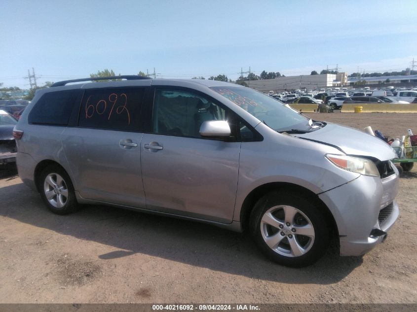 2015 Toyota Sienna Le 8 Passenger VIN: 5TDKK3DC6FS601671 Lot: 40216092