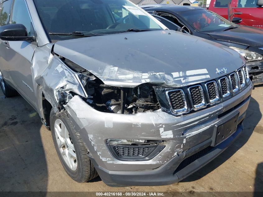 2019 Jeep Compass Sport Fwd VIN: 3C4NJCAB5KT835182 Lot: 40216168