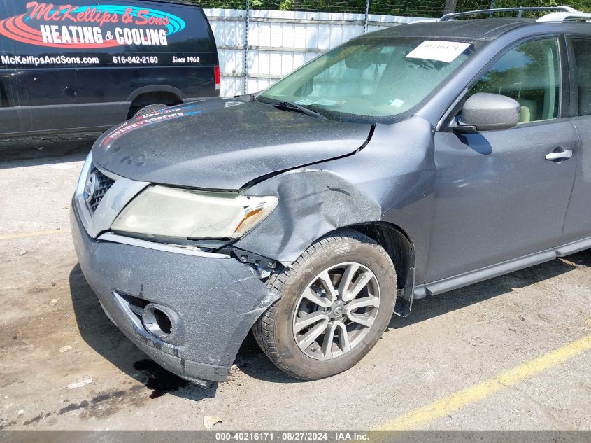 2014 Nissan Pathfinder Sv VIN: 5N1AR2MM0EC681331 Lot: 40216171