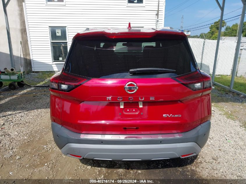 2021 Nissan Rogue Sv Intelligent Awd VIN: 5N1AT3BB9MC719789 Lot: 40216174