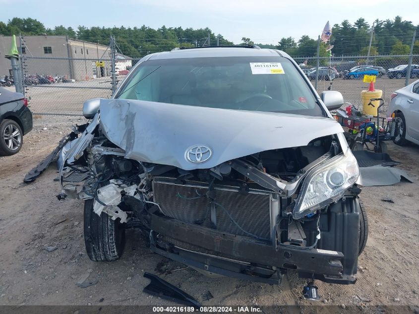 5TDYK3DC0CS274058 2012 Toyota Sienna Xle V6 8 Passenger