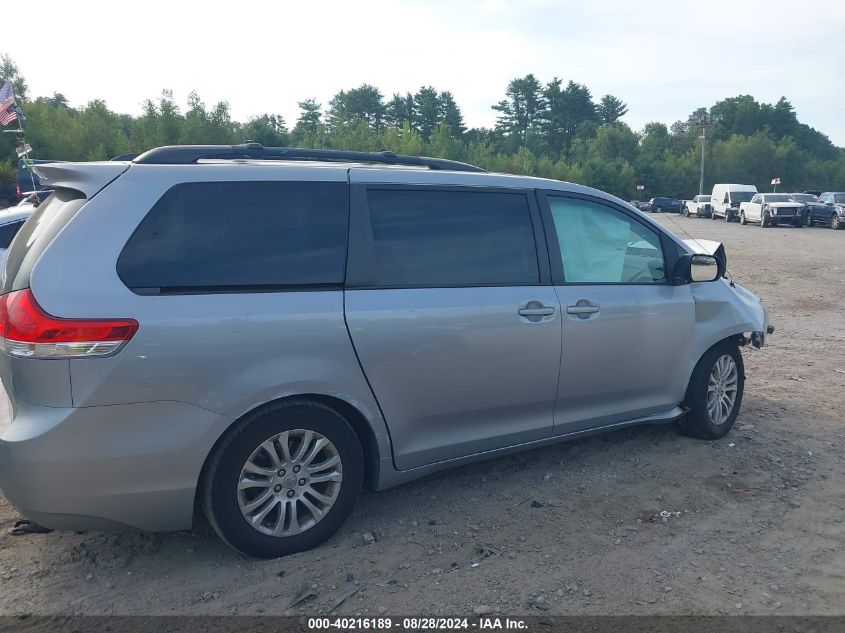 5TDYK3DC0CS274058 2012 Toyota Sienna Xle V6 8 Passenger