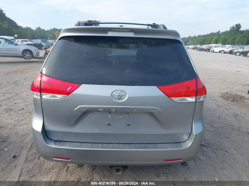 5TDYK3DC0CS274058 2012 Toyota Sienna Xle V6 8 Passenger