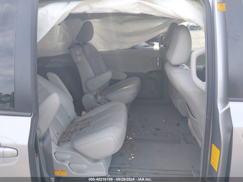 5TDYK3DC0CS274058 2012 Toyota Sienna Xle V6 8 Passenger