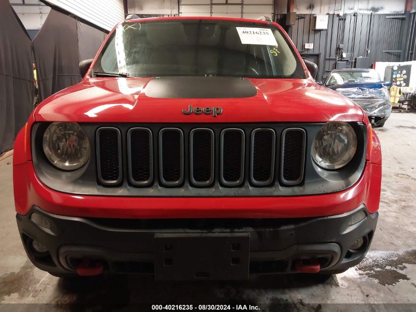 2015 Jeep Renegade Trailhawk VIN: ZACCJBCT9FPB28395 Lot: 40216235