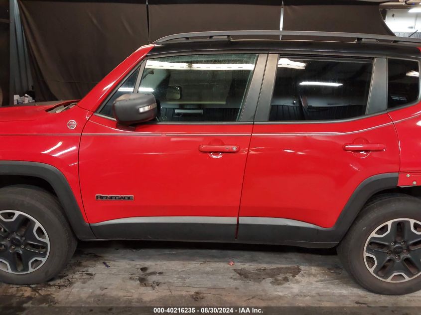 2015 Jeep Renegade Trailhawk VIN: ZACCJBCT9FPB28395 Lot: 40216235