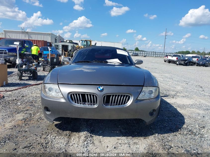 2005 BMW Z4 3.0I VIN: 4USBT53555LU10944 Lot: 40216245