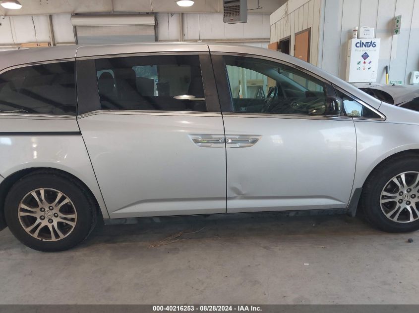 2012 Honda Odyssey Ex-L VIN: 5FNRL5H61CB097431 Lot: 40216253