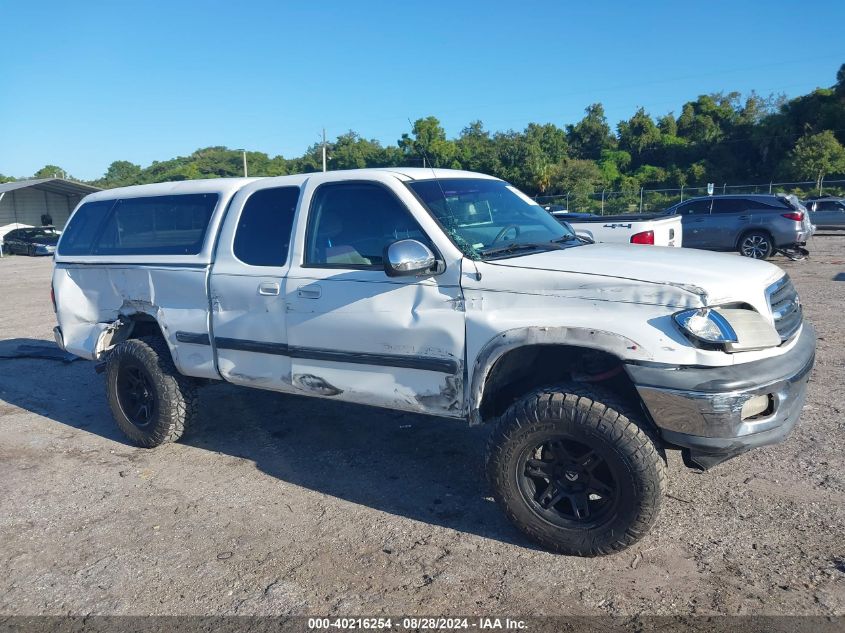 2000 Toyota Tundra Sr5 V8 VIN: 5TBBT441XYS109769 Lot: 40216254