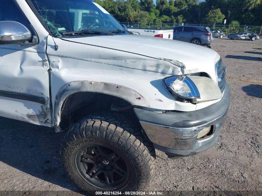 2000 Toyota Tundra Sr5 V8 VIN: 5TBBT441XYS109769 Lot: 40216254