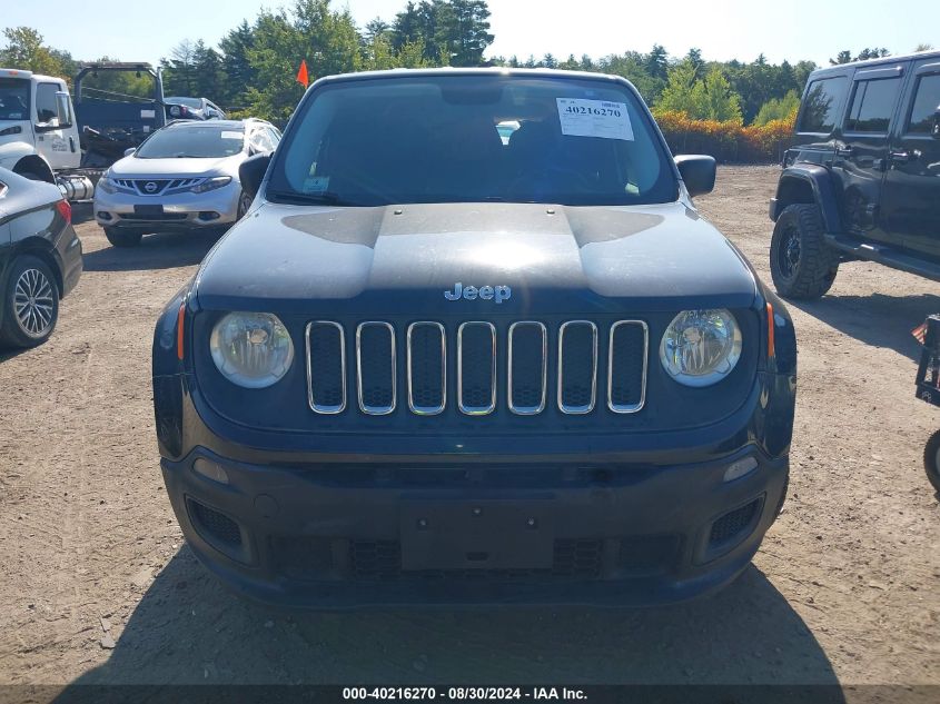 2015 Jeep Renegade Sport VIN: ZACCJBAT9FPB25015 Lot: 40216270