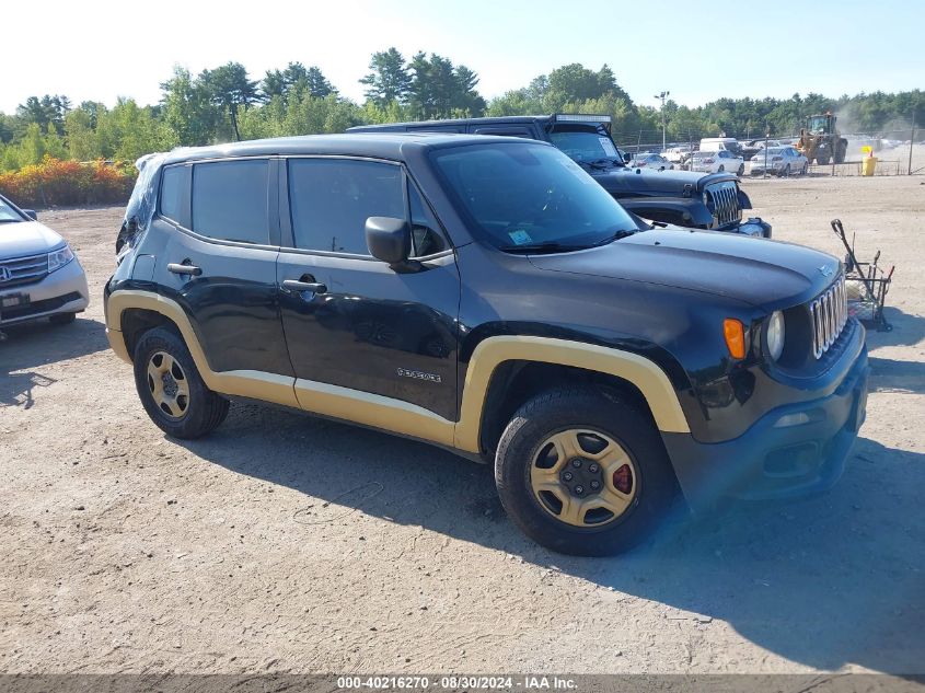 2015 Jeep Renegade Sport VIN: ZACCJBAT9FPB25015 Lot: 40216270